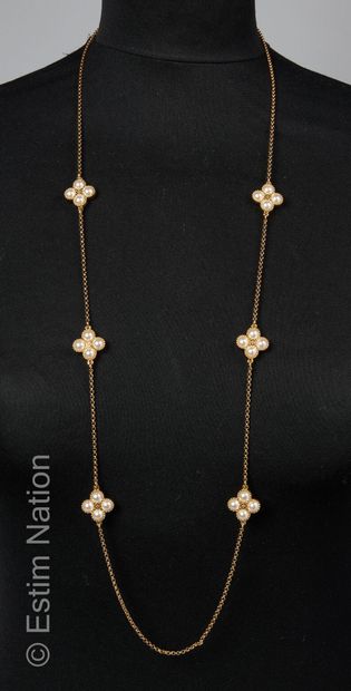 TORY BURCH
SAUTOIR en métal doré agrémenté...