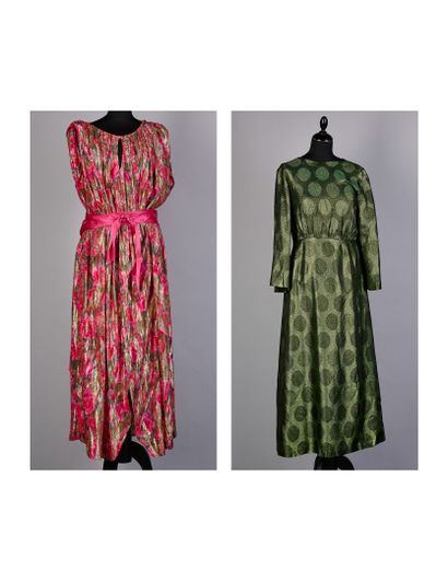 ANONYMOUS CIRCA 1970
TWO hostess DRESSES:...