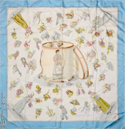 HERMES PARIS (1956)
CARRE in printed silk...
