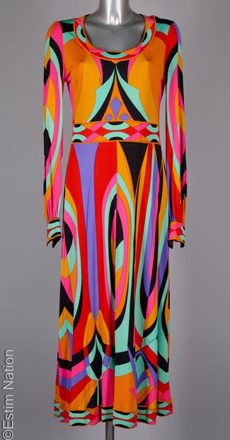 LEONARD FASHION CIRCA 1970/80
ROBE longue...
