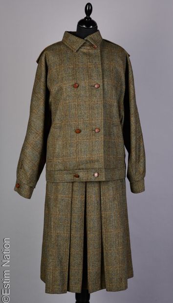 BURBERRYS' VINTAGE
WOOL JACKET with check...