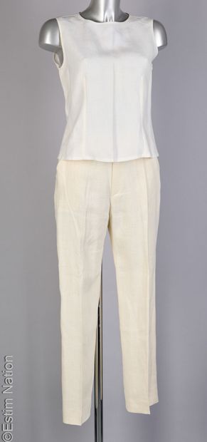 YVES SAINT LAURENT VARIATION
Linen three-piece...
