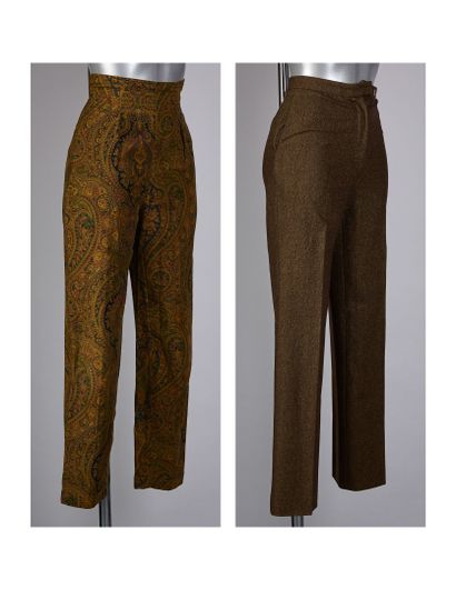 KENZO CIRCA 1990/95
TWO PANTALON: the first...