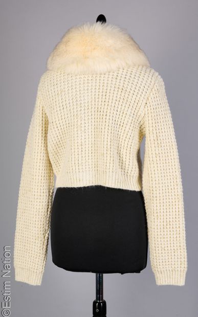 LIU JO
Off-white acrylic, polyester and wool...