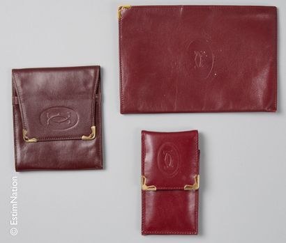 CARTIER VINTAGE
TROUSSE, PORTE CHEQUIERS...