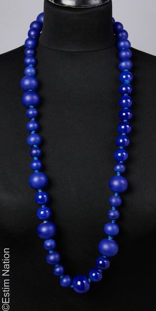 SALVIATI
SAUTOIR en perles de Murano bleu...