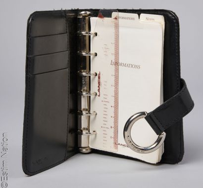 LANCEL
COUVERTURE DE REPERTOIRE en cuir et...