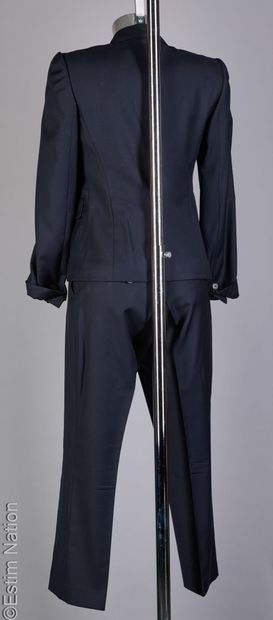 JOSEPH
TAILLEUR in ink wool gabardine: jacket...