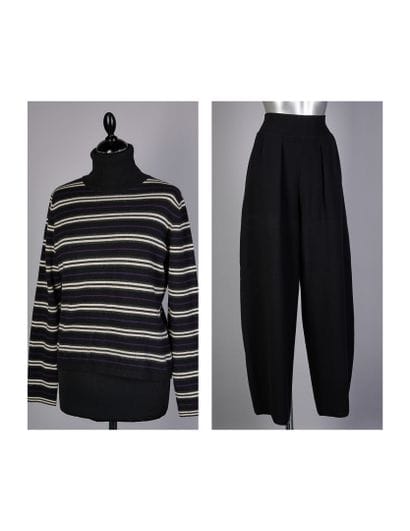 BURBERRY LONDON, SONIA RYKIEL
Black cashmere...