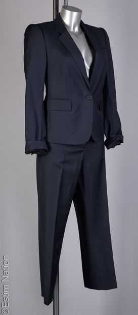 JOSEPH
TAILLEUR in ink wool gabardine: jacket...