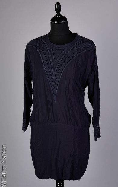 IRO, MAJE, ANTIK BATIK
THREE navy dresses:...