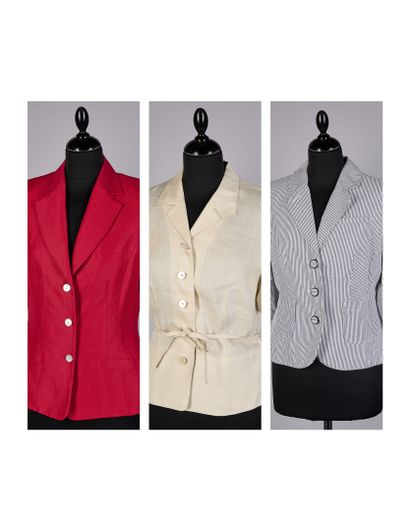 CACHAREL, ESCADA, LOFT PETITES
Cherry cotton...