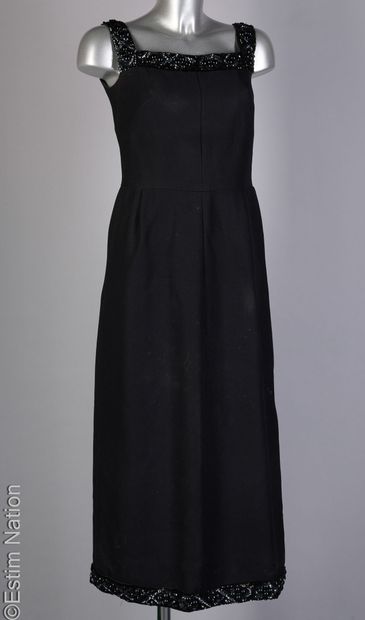 FRED LANSAC COUTURE CIRCA 1970
DRESS in thick...