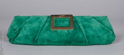 ROGER VIVIER
POCKET in green leather, lining...