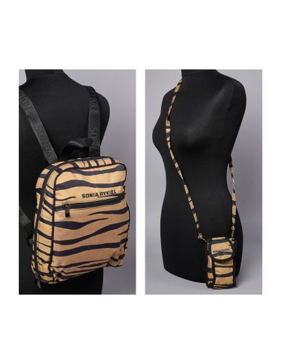 SONIA RYKIEL
SET in camel and black zebra...