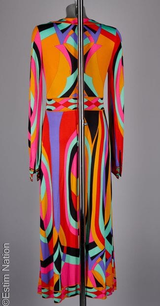 LEONARD FASHION CIRCA 1970/80
ROBE longue...