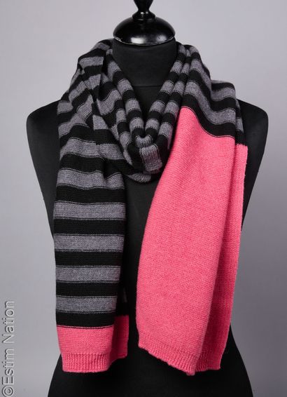 SONIA RYKIEL
ECHARPE en laine tricotée rayée...