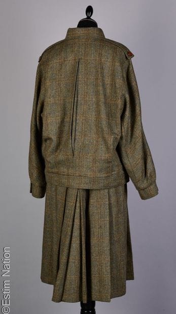 BURBERRYS' VINTAGE
WOOL JACKET with check...