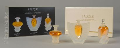 FLACONS DE PARFUM - LALIQUE 
LALIQUE PARFUMS
Les...