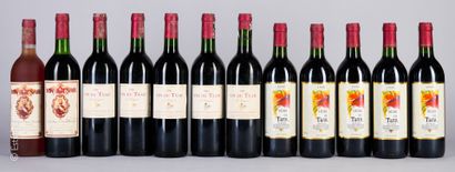 SUD-OUEST
12 bouteilles : 5 Vin du Tsar 1996...