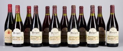 RHÔNE
12 bouteilles : 2 Morgon 1992 Domaine...