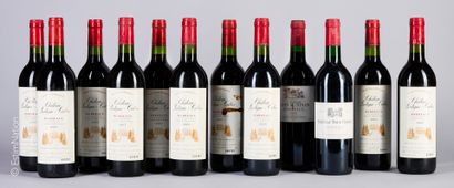 BORDEAUX
12 bouteilles : 10 Château Lartigue-Cèdres...