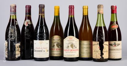 RHÔNE
8 bouteilles : 2 Châteauneuf du Pape...