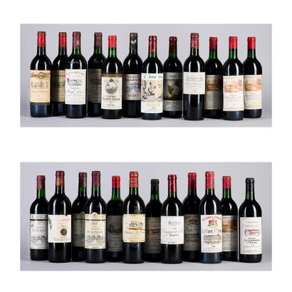 BORDEAUX
24 bouteilles : 2 Château les Millaux...
