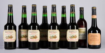 ROUSSILLON
9 bouteilles : 7 Banyuls 1974...