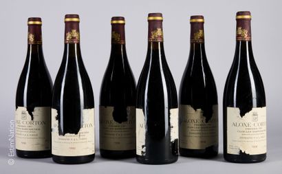 BOURGOGNE
6 bouteilles Aloxe-Corton 1990...