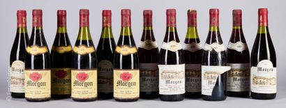 RHÔNE
12 bouteilles : 6 Morgon 1988 Robert...