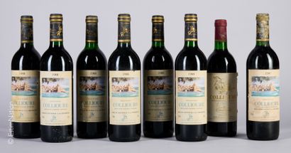 ROUSSILLON
15 bouteilles : 6 Collioure 1988...