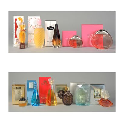 FLACONS DE PARFUM - DIVERS 
DAVIDOFF
- Echo...