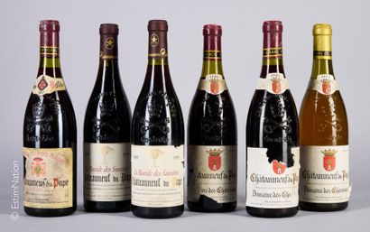 RHÔNE
6 bouteilles : 2 Châteauneuf-du-Pape...