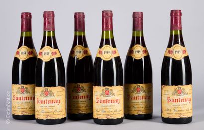 BOURGOGNE
6 bouteilles Santenay 1989 Garnier...