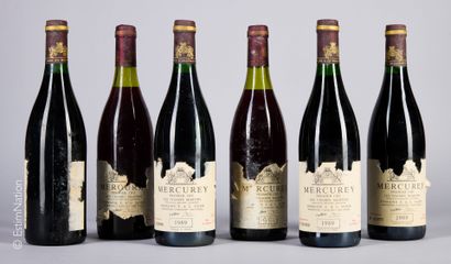 BOURGOGNE
6 bouteilles : 3 Mercurey 1er Cru...