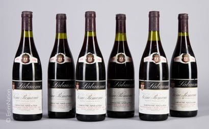 BOURGOGNE
6 bouteilles Vosne-Romanée 1988...
