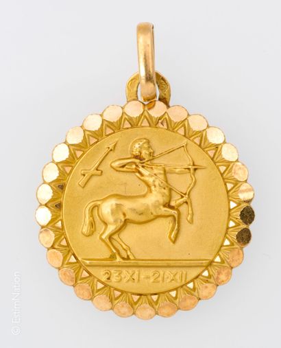MEDAILLE SIGNE DU ZODIAQUE OR JAUNE
Médaille...