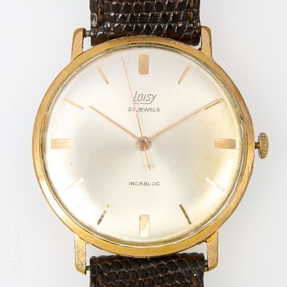 LOISY - TYLEX 
Ensemble de deux montres bracelet...