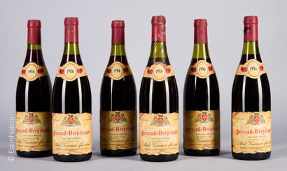 BOURGOGNE
6 bouteilles Pernand-Vergelesses1986...