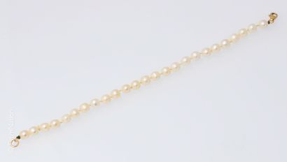 COLLIER ET BRACELET PERLES DE CULTURES BLANCHES
Ensemble...