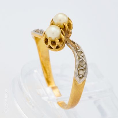BAGUE TOI & MOI OR ET PERLE
Bague de jeune...