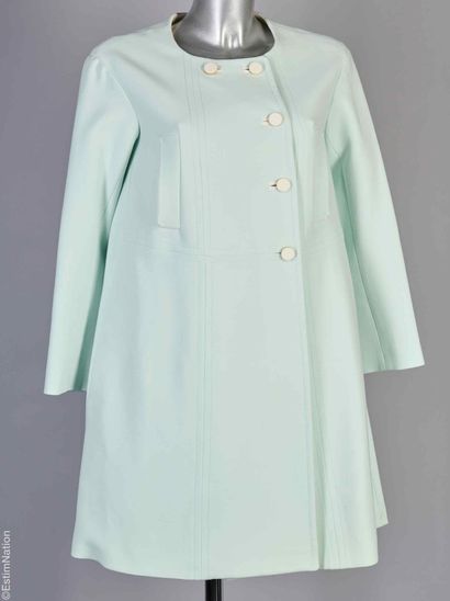 TARA JARMON
Ice blue polyester, viscose and...