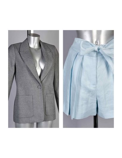 CLAUDIE PIERLOT
Grey polyester and viscose...