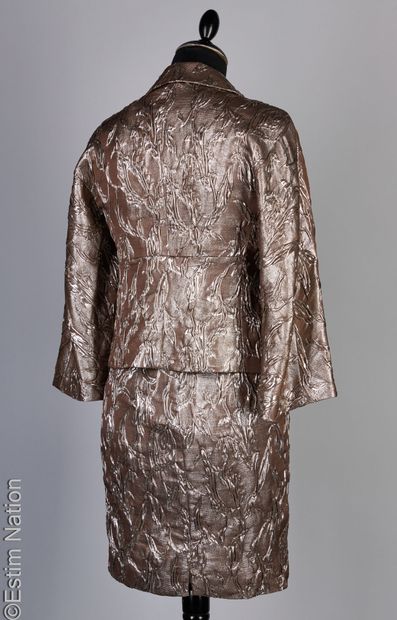 MICHAEL KORS
SILK, wool, taupe and silver...