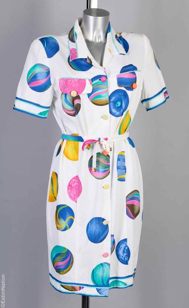 LEONARD
ROBE polo en coton nid d'abeille...