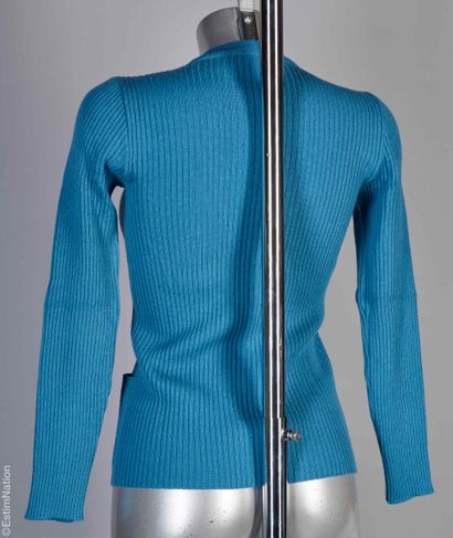 CELINE EARLY 1970
Zipped CARDIGAN in duck...