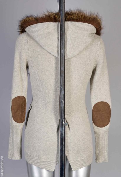 BRUNELLO CUCINELLI
CARDIGAN à capuche bordée...