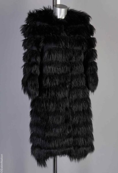 DOLCE & GABBANA VINTAGE
COAT in black stretch...