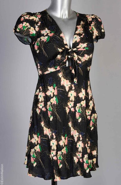 BA&SH
TWO printed viscose DRESSES: the first...